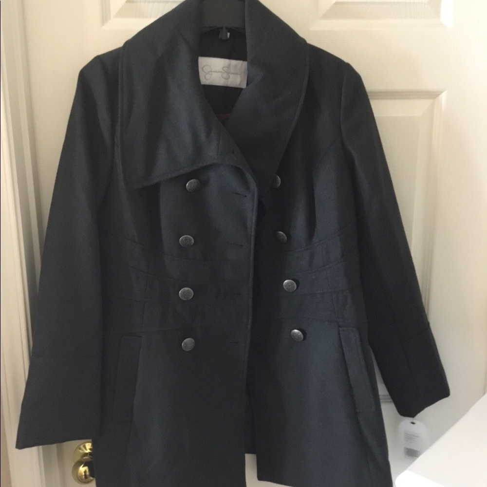 JESSICA SIMPSON PEACOCK COAT SIZE L